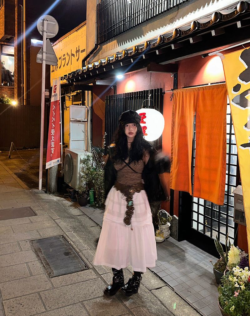 Delight-J（ディライトジェイ）の「frill cancan midi skirt（Skirts）」