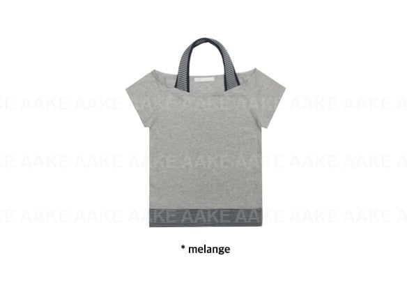 ホルター レイヤード オフTシャツ