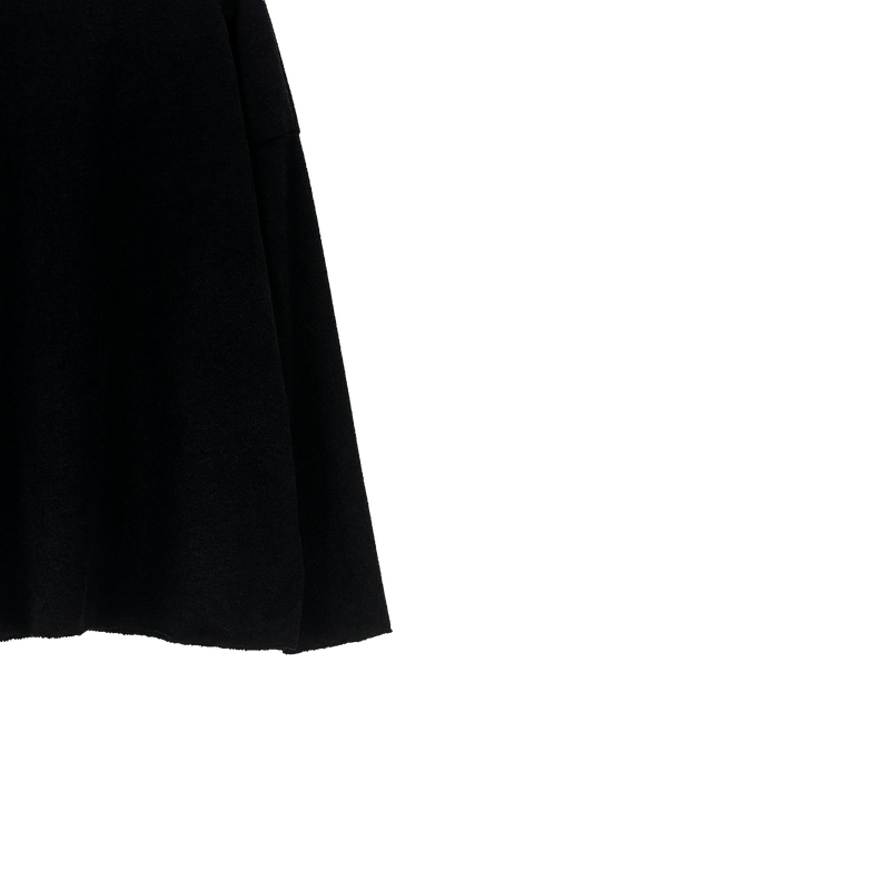 stretch boat-neck knit long sleeve