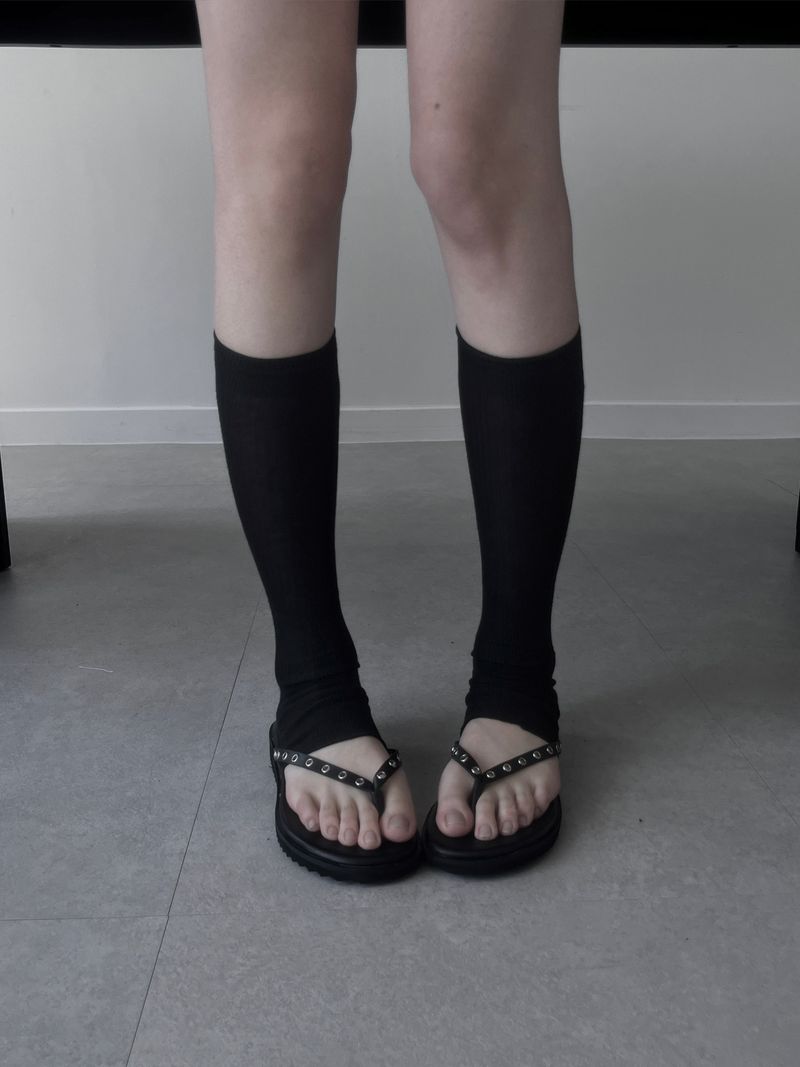 eyelet flip-flops