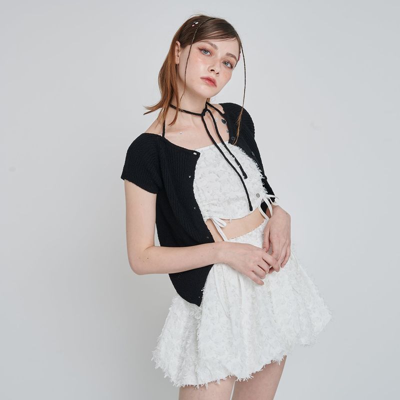 RUPIN 2WAY KNIT TOP _BLACK