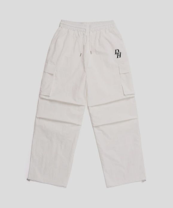STACK LOGO STRING CARGO NYLON PANTS 