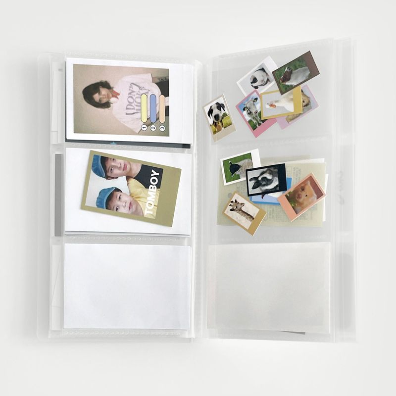 oab micro polaroid sticker / 001,002 set