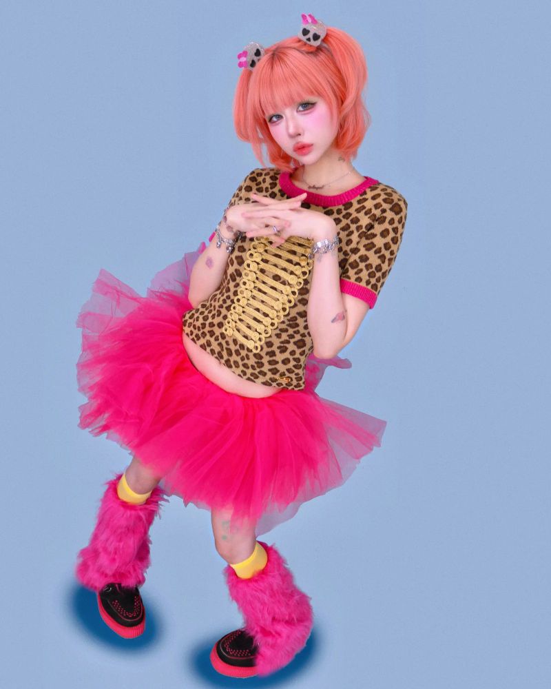 puff tutu mini skirt (4color)