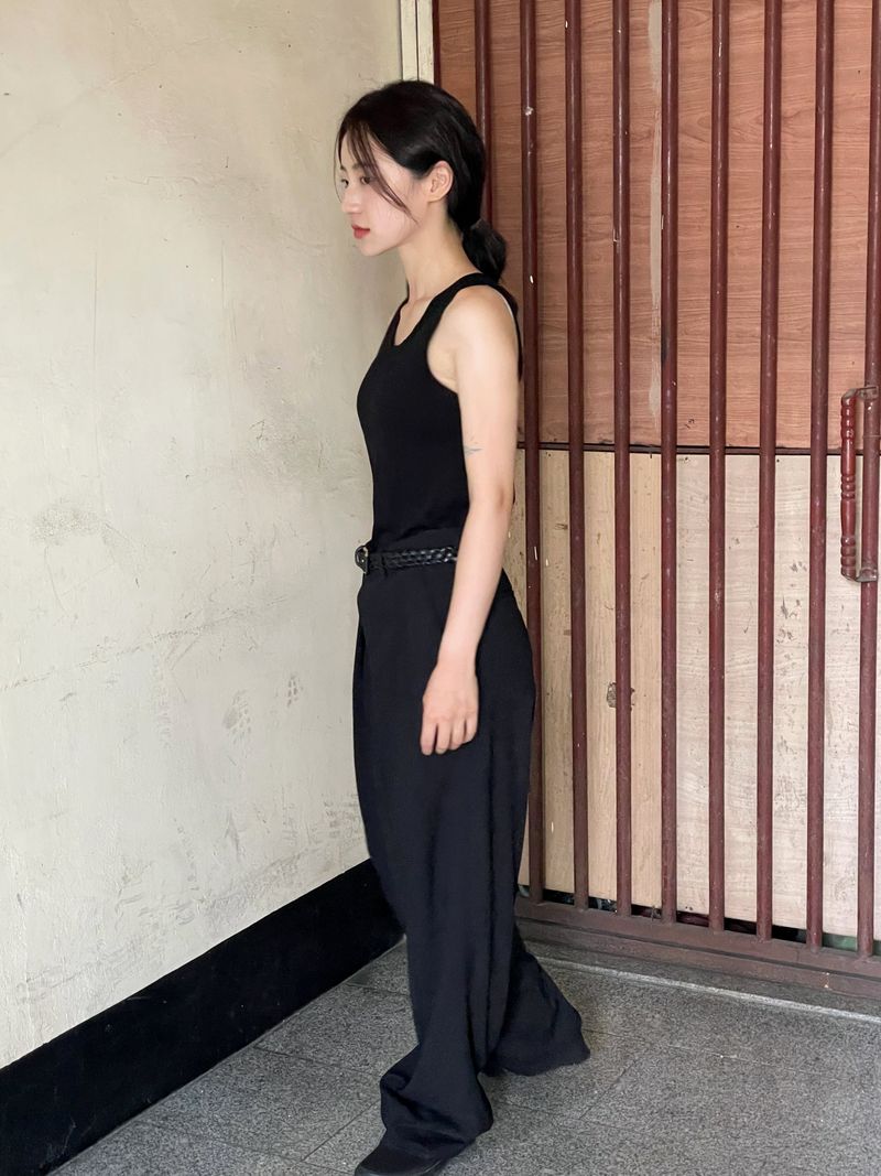 Berlin tension semi-wide slacks