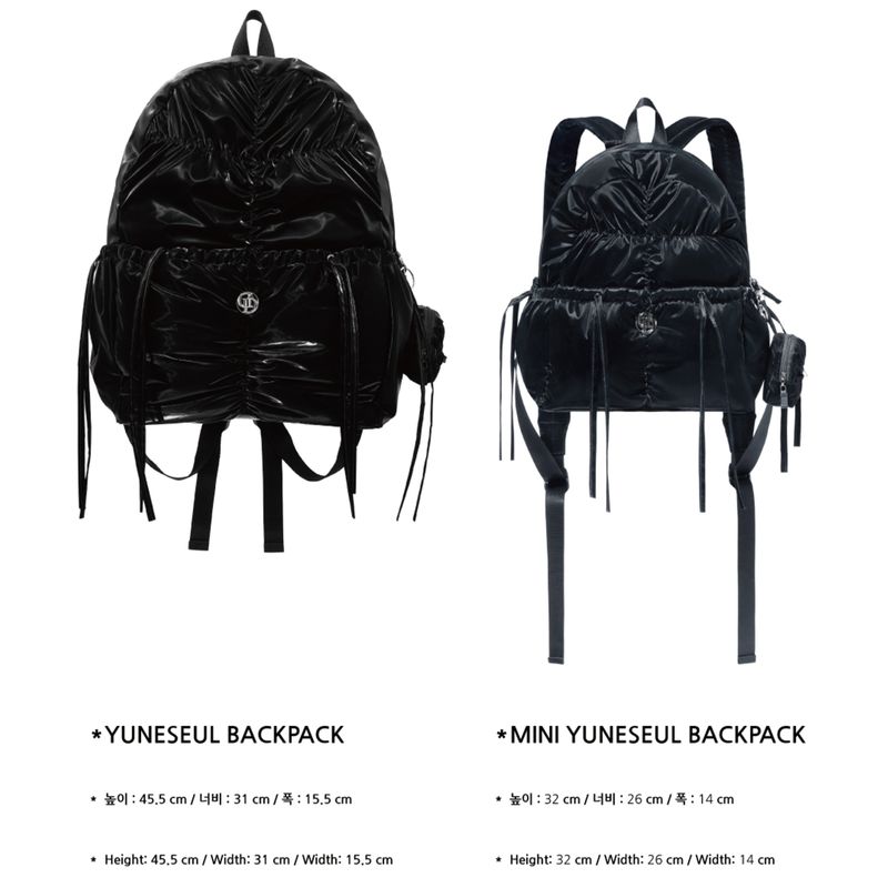 4 POCKET MINI YUNESEUL BACKPACK_BLACK