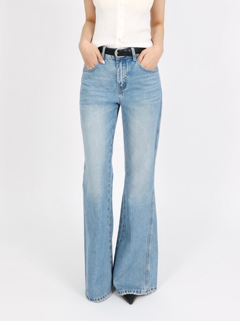 MID-WAISTLINE FLARE DENIM code 26209