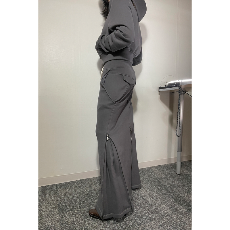ANTIQUE ZIPPER MAXI SKIRT