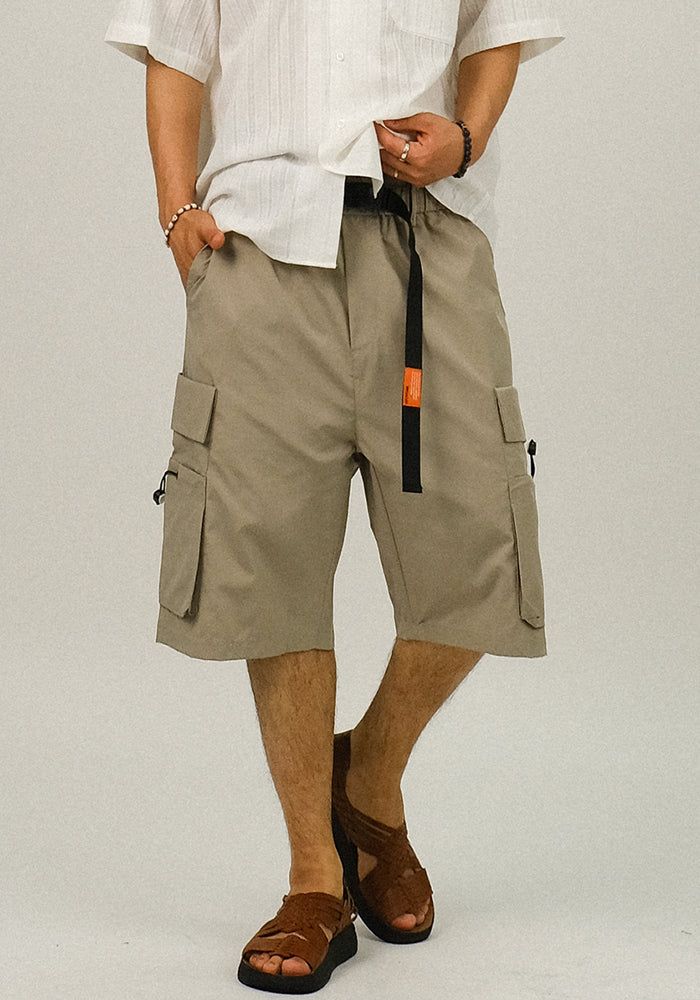 SEMIKAJI(セミカジ)の「RO Pocket Circle Belted Shorts (Pants)」