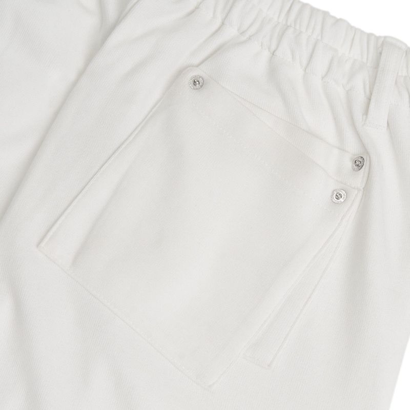 UTILITY POCKET WIDE SWEAT PANTS (WHITE)