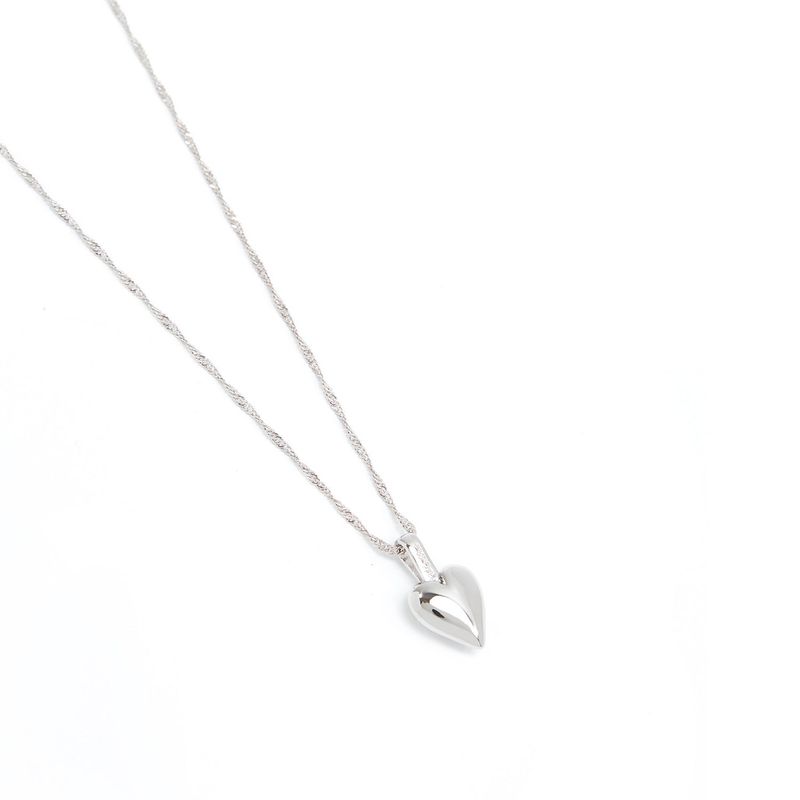 Dreamy Heart Necklace_Silver