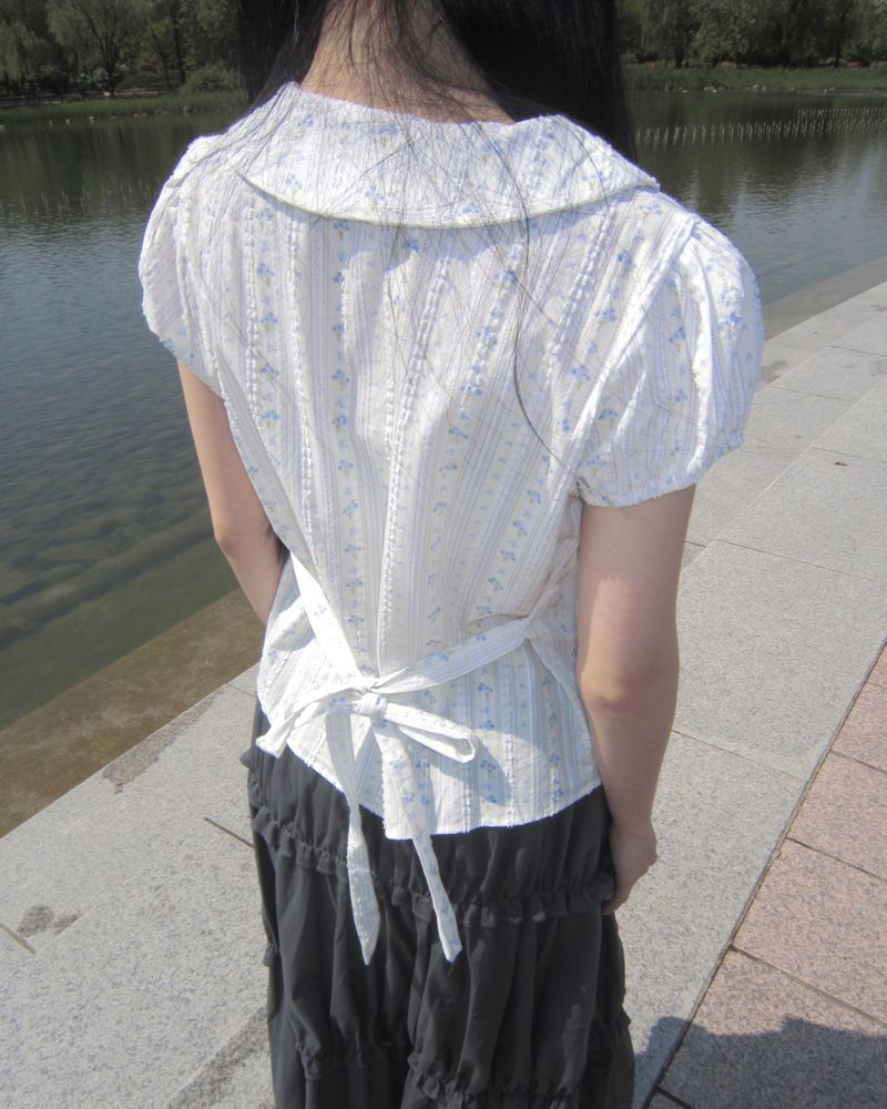 Rohue Frill Short Sleeve Blouse
