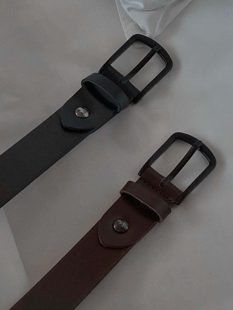 ASCLO 30 Mono Black Buckle Belt (2color)