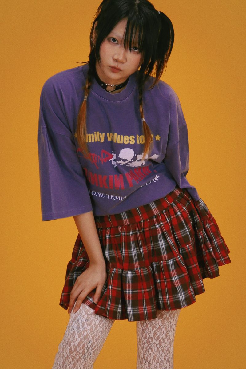 kiki check skirt (2color)