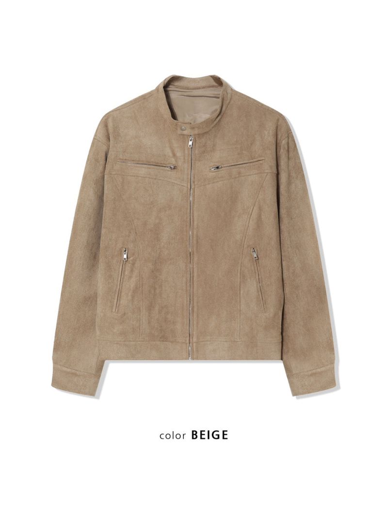 LMN Martin YKK Suede Biker Jacket (3 colors)