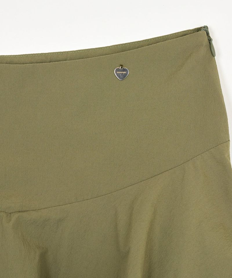 BALLOON MINI SKIRT KHAKI