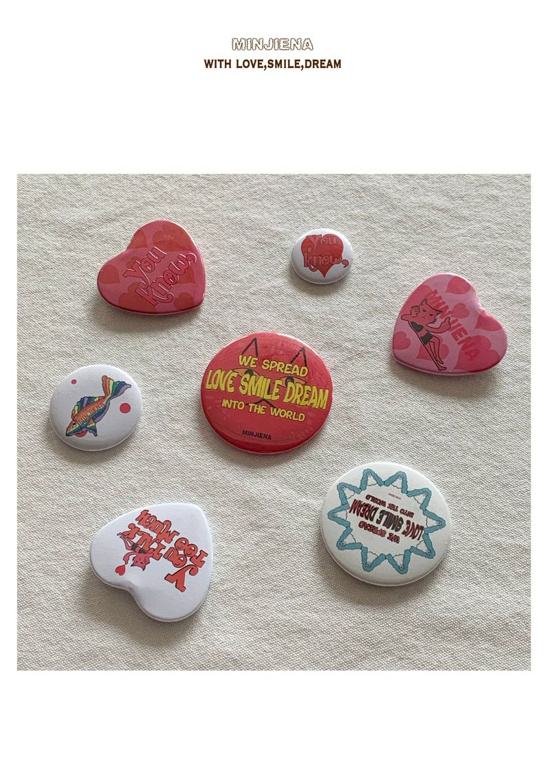 pin badge set