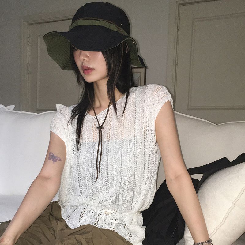 Neckie Colored Nylon Safari Bucket Hat