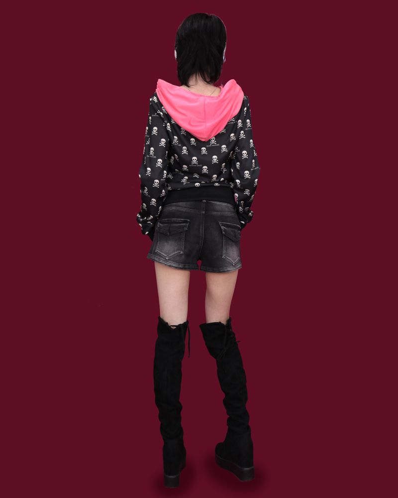 twin denim shorts (2color)