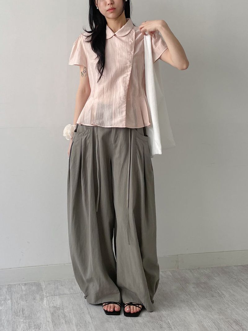 Pleated Eco Shoulder Bag