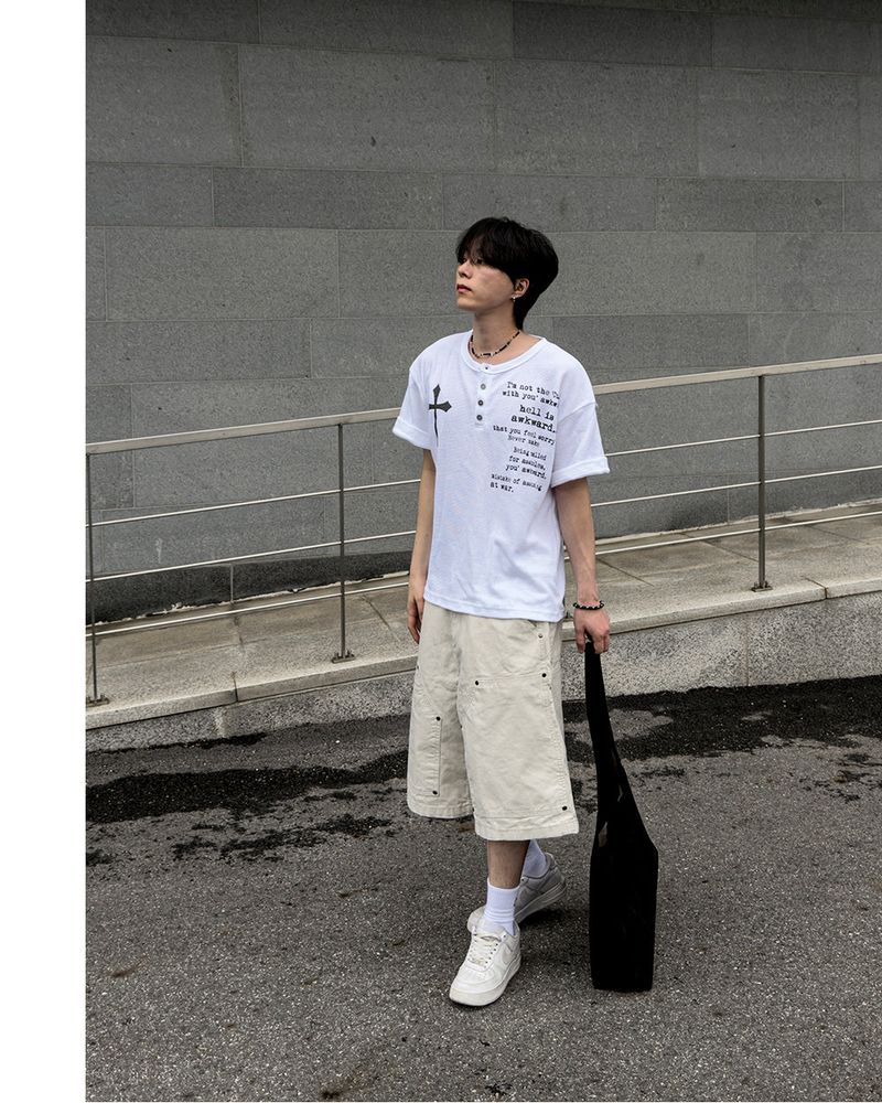 Carbon Double Knee Bermuda Pants