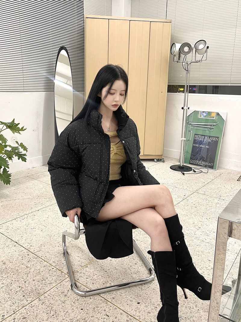 Seow(ソウ)の「1432. Jewellery snap padding jp (2color) (Jackets/Outerwear)」