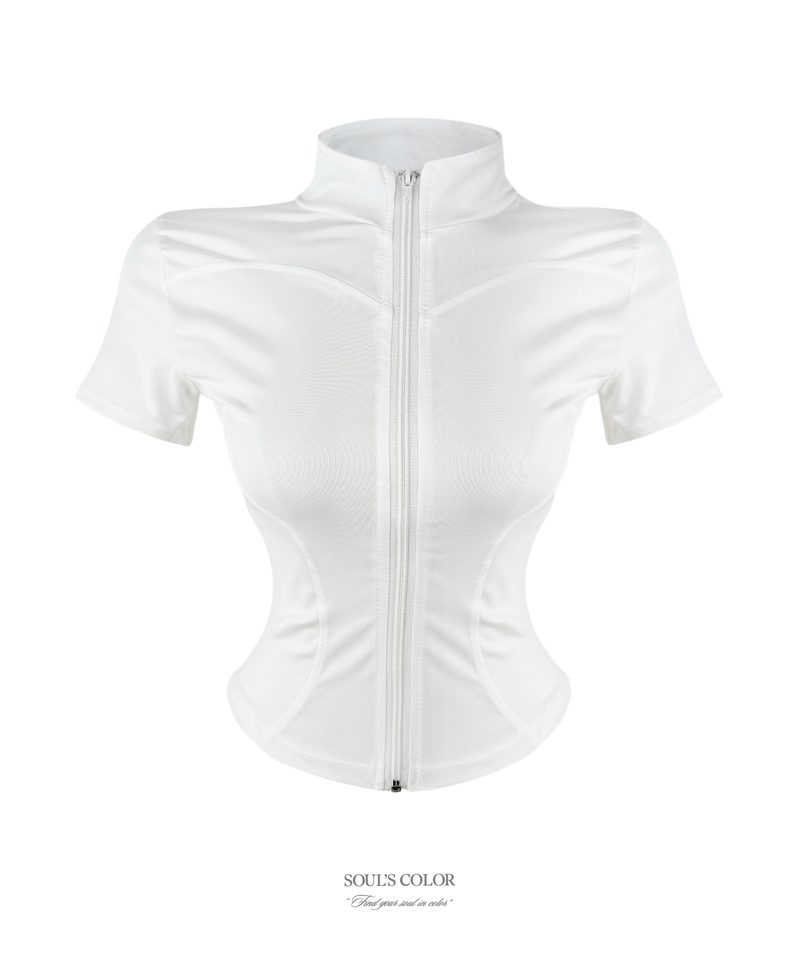 [Athletic] Sculpt Zip-Up Top (2color)