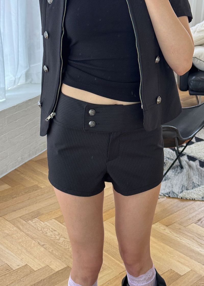 NAPOLEON STRIPE SHORTS (2color)