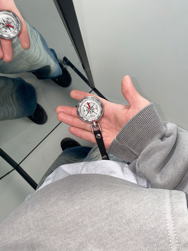 No.1079 compass key ring
