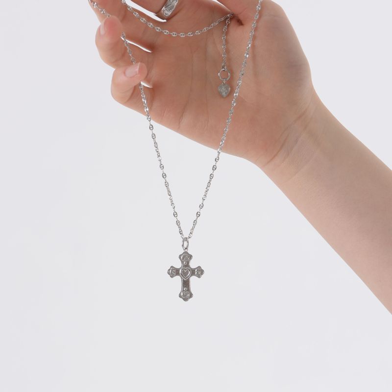 lovetrix（ラブトリックス）の「ハート クロス ネックレス（アクセサリー）」