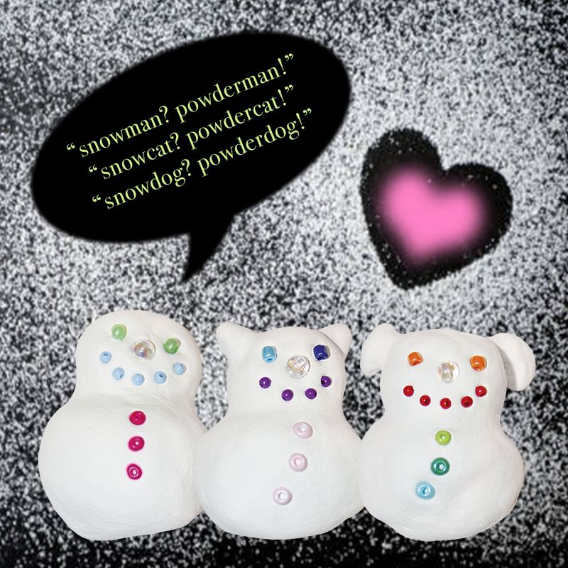 Snowman? Powdermans! phonecase