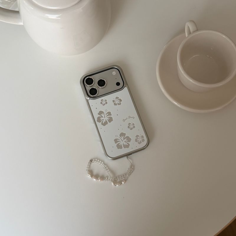 hibiscus mirror bumper case [3 color]
