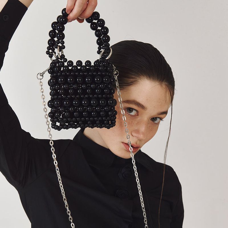 Beads Square Mini Bag (2colors)