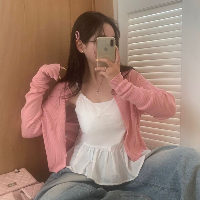 [BELLIDE MADE] Solve Round Rib Cardigan
