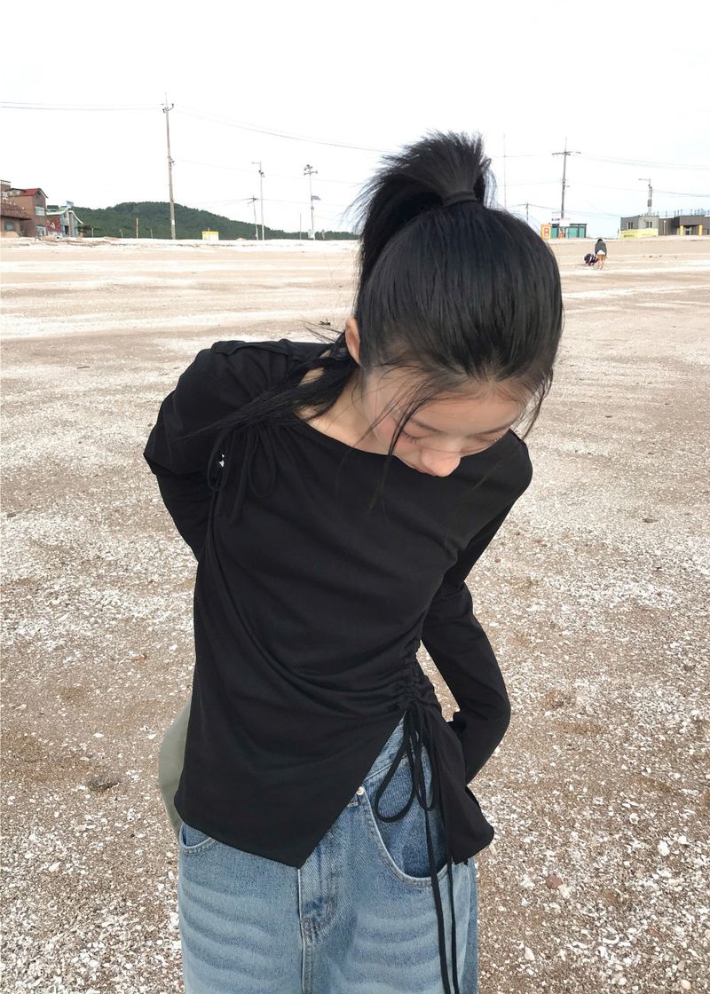  CUFFED WIDE DENIM PANTS