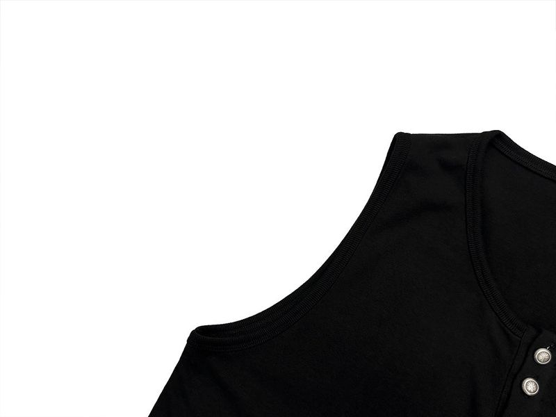 Luden Henley-Neck Sleeveless