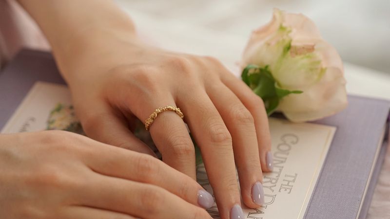 【MADE】 Bubble garden ring