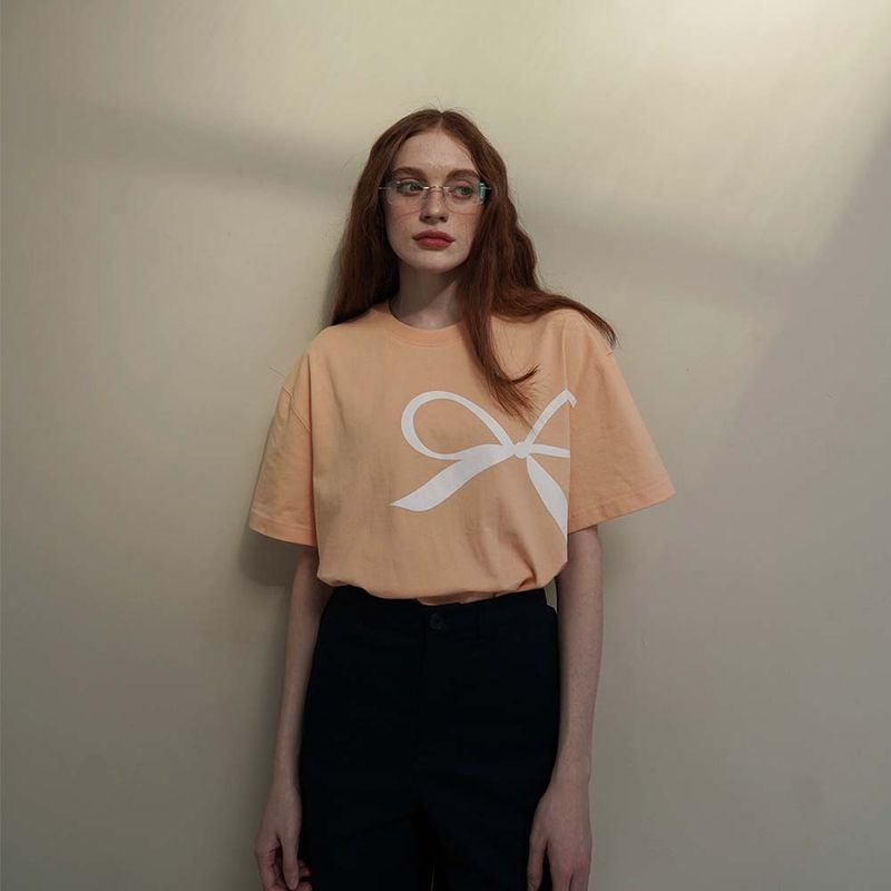 Pale Orange Ribbon T-Shirt