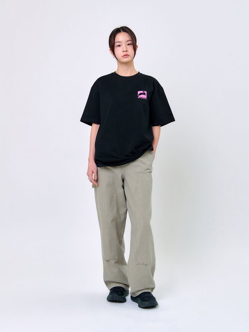 RABBIT T-SHIRT_Black/Pink