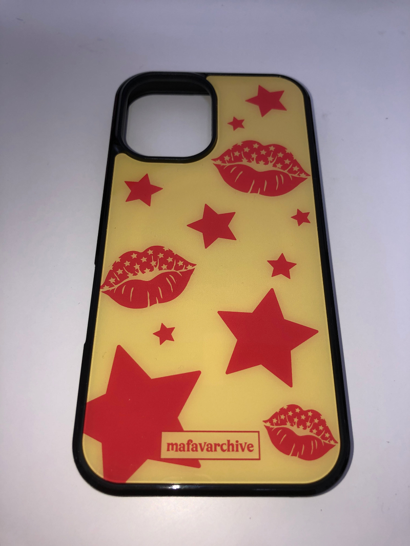 MAFAVARCHIVE(マイフェイブアーカイブ)の「tangerine lips glass case(Smartphone Accessories)」