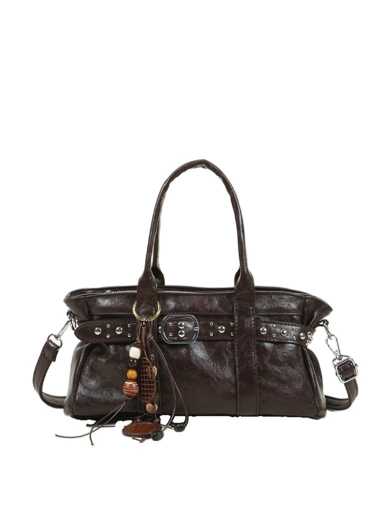 Cozy&Kitsch（コージーアンドキッチ）の「Rina Stud Belt Boston Bag（Bags）」
