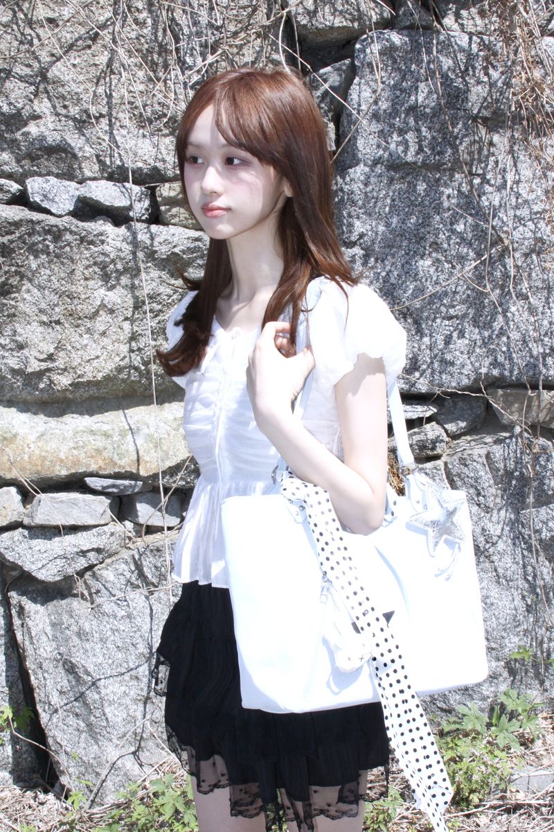 SOFT DOT SHOULDER BAG (2COLOR)