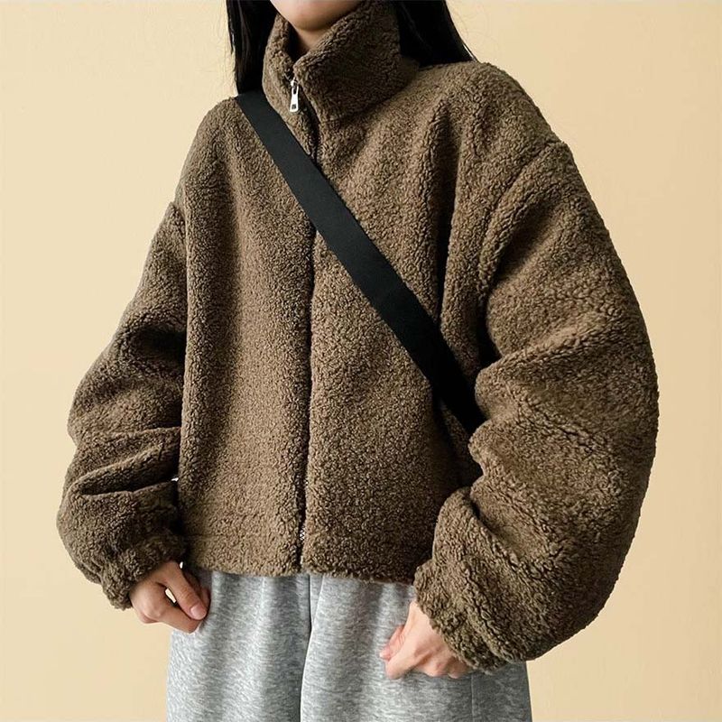 Pelo Thick Dumble Fleece Zip-Up Jumper