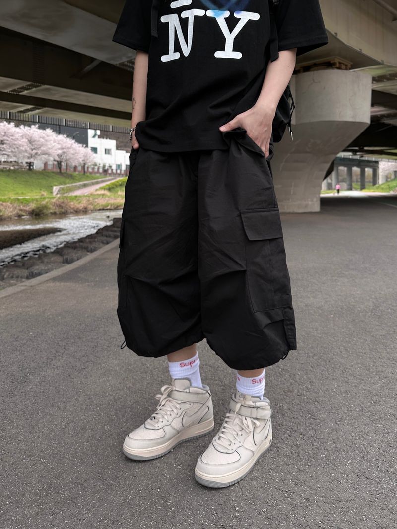 Amekaji Loose Cargo Pants 4C