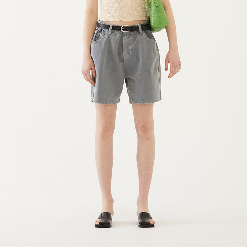 EXTENDER DENIM SHORTS (GRAY)
