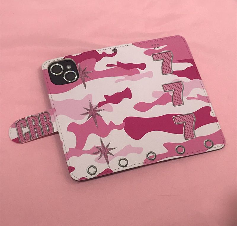 [MADE] pink camo diary case
