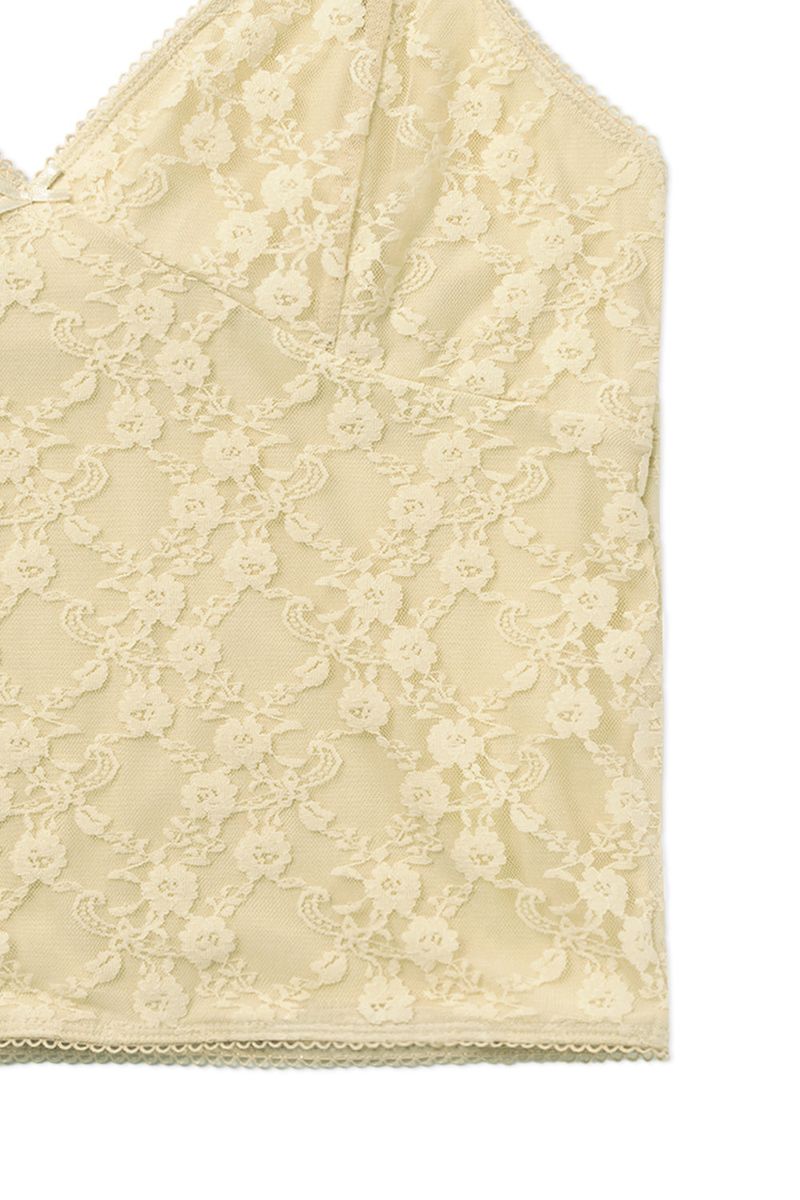 Lace slim sleeveless