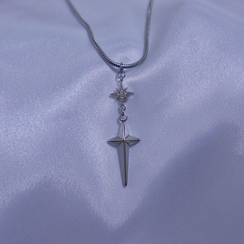 Shiny Cross Necklace