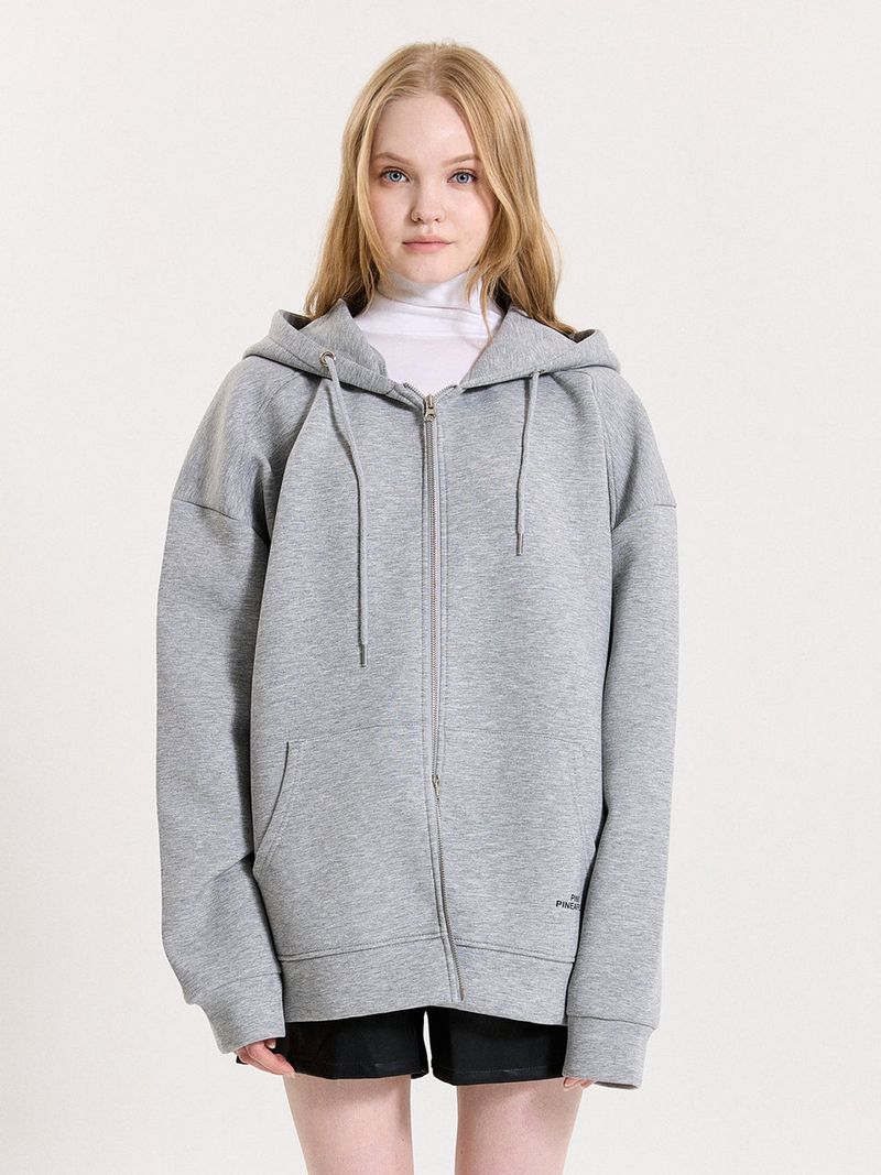 PINK PINEAPPLE（ピンクパイナップル）の「BOXY HOODIE ZIP-UP（Tops）」