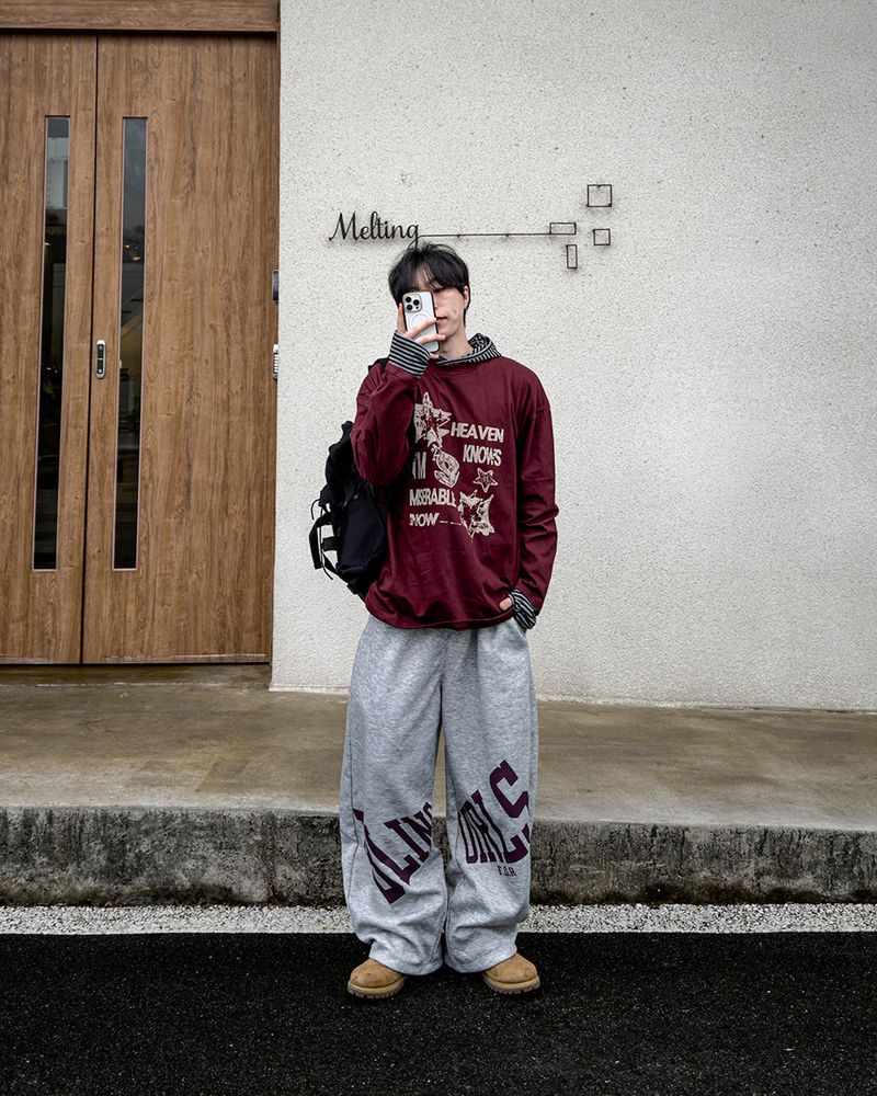 River Fingerhole Stripe Hoodie
